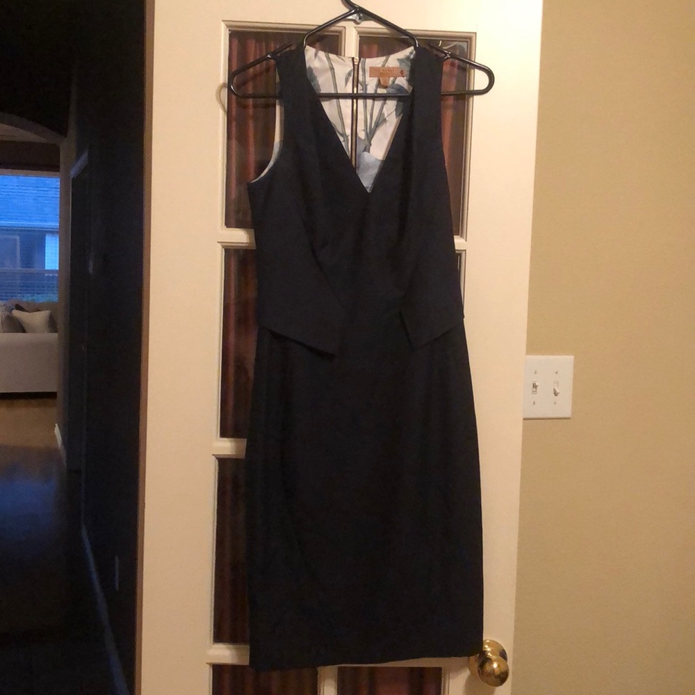 Peplum Design Ted Baker Sheath size 1